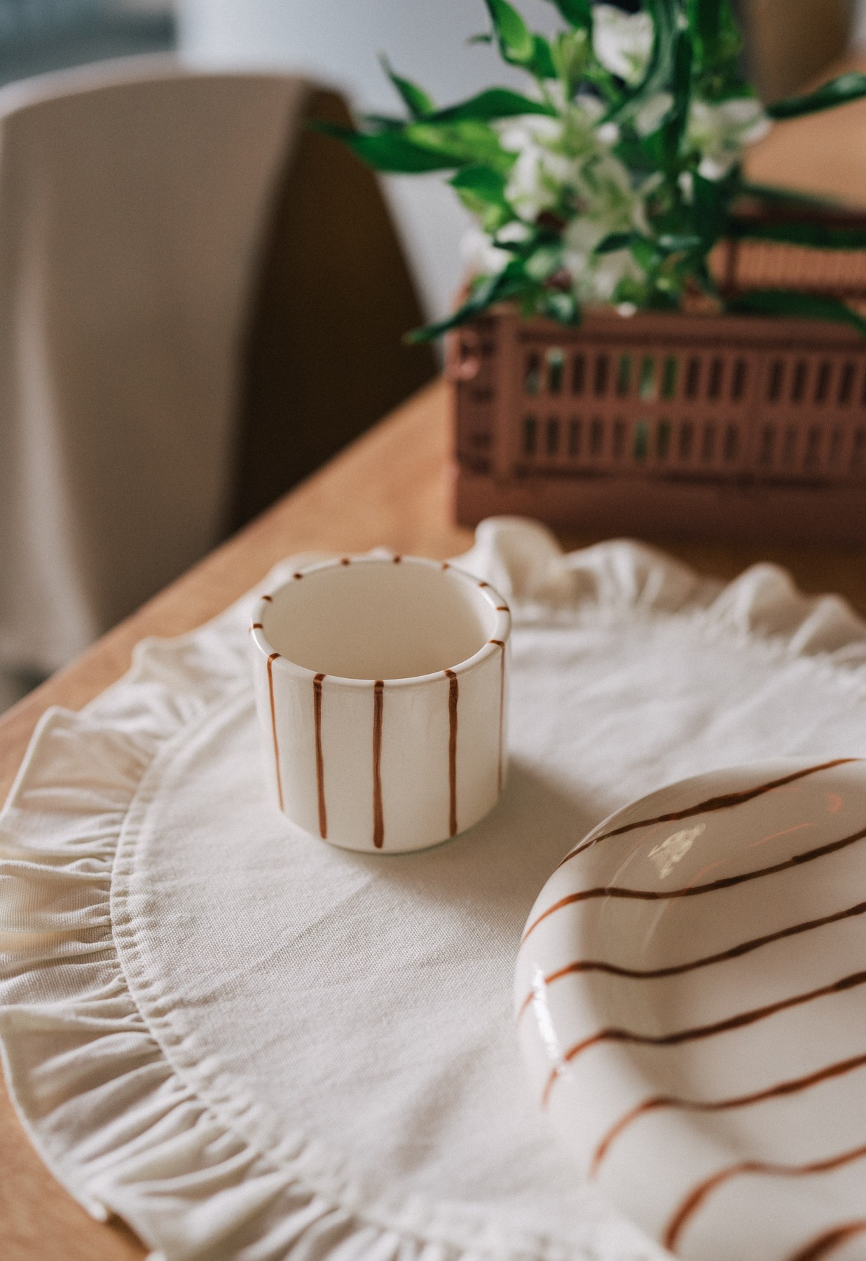 Стакан с полосками