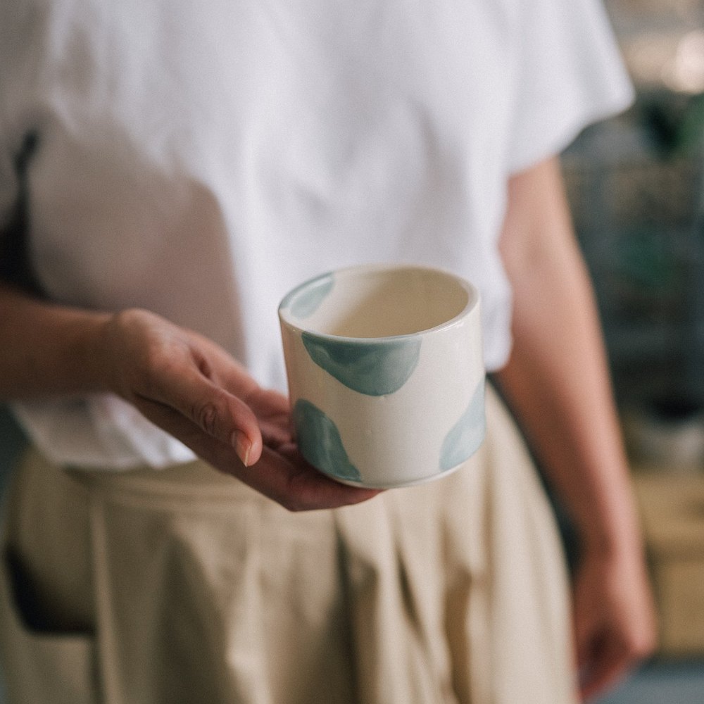 Стакан с облачками