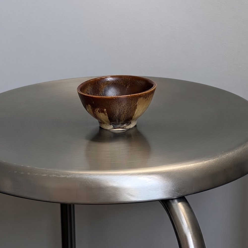 wood tea bowl