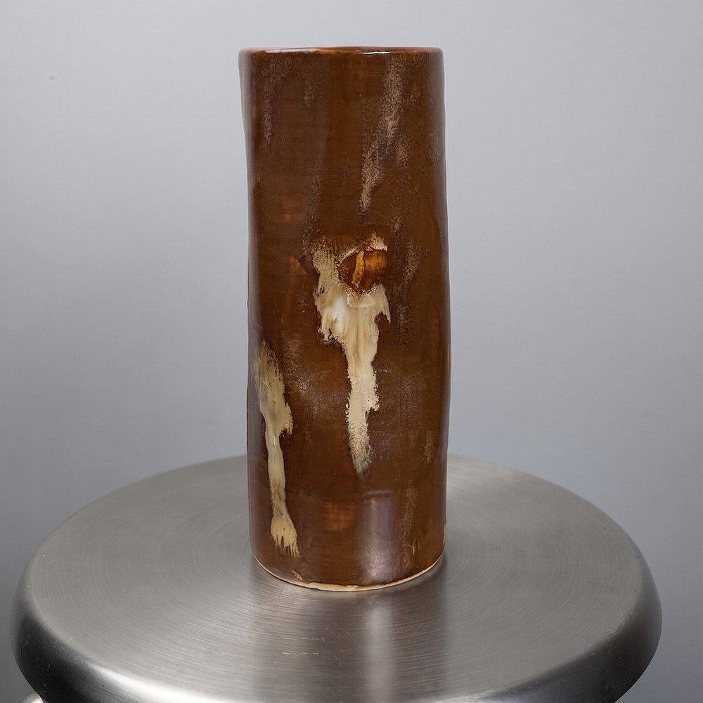 wood vase