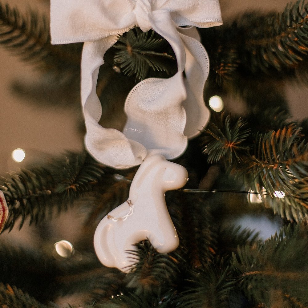 Елочная игрушка лошадка