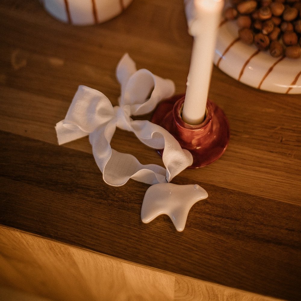 Елочная игрушка мишка