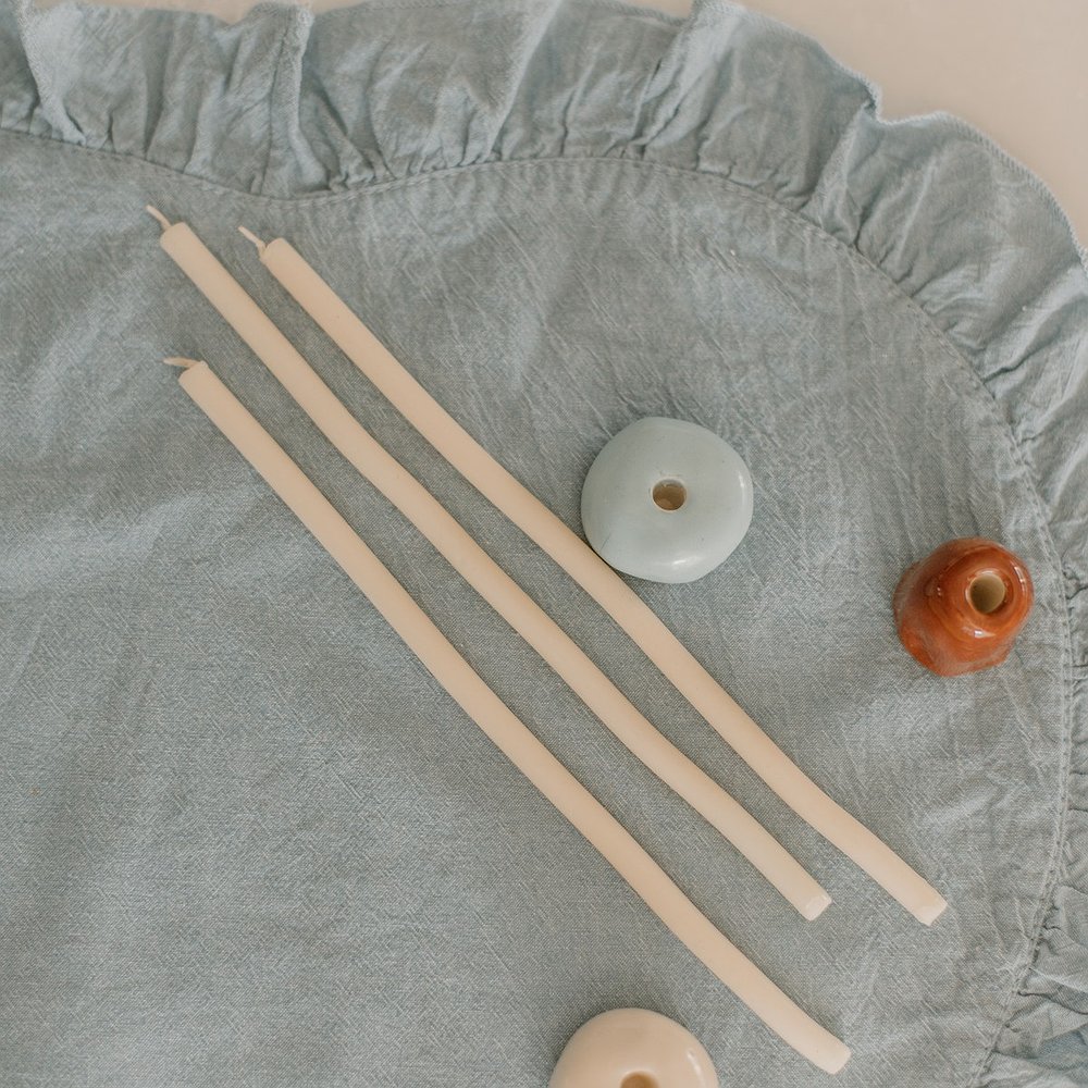 Подсвечники-камушки